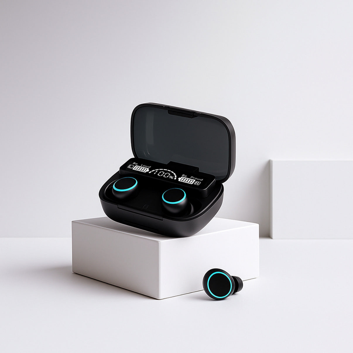 M10 Earbuds + Mini Bluetooth Speaker With Premium Quality