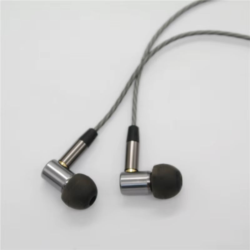 Detachable Metallic Stereo Sound Wired Headphone Earphone With Mic Earbuds 6mm Speaker