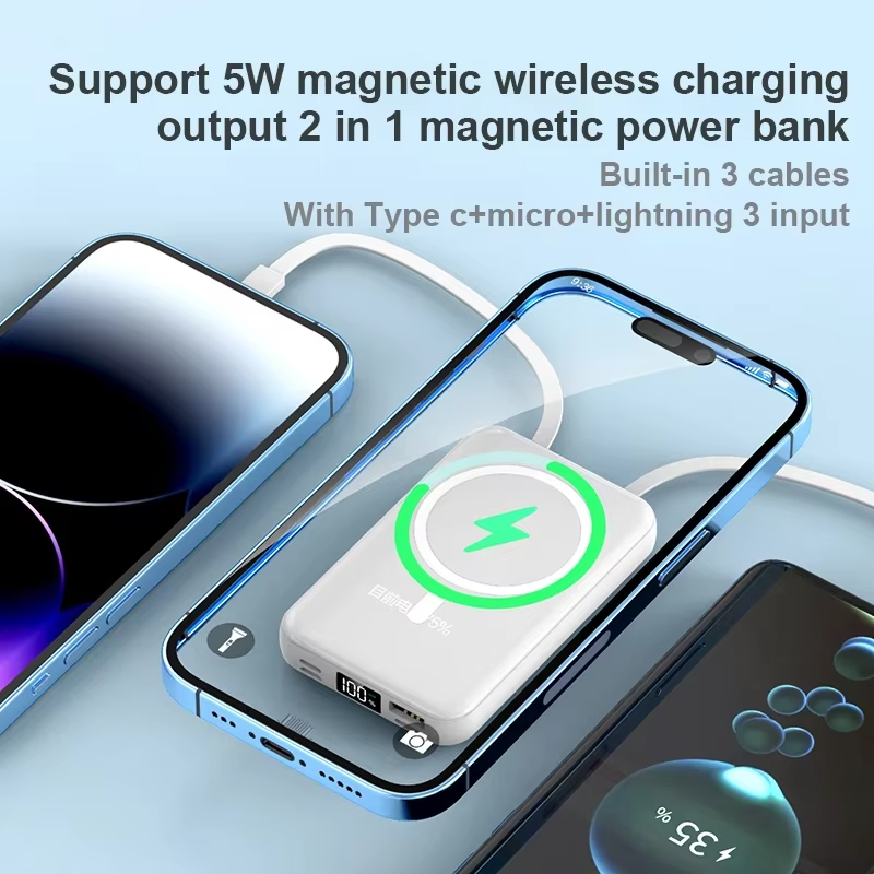 Power Banks 3 External Battery Bank Quick Charge Fast Charge Powerbank 10000mAh With USB Type C